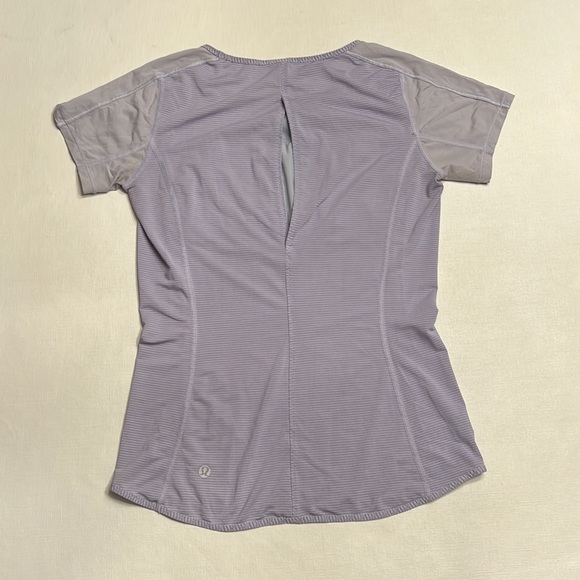 10. Lululemon Run: Fast Track Short Sleeve Purple - Picture 5 of 7
